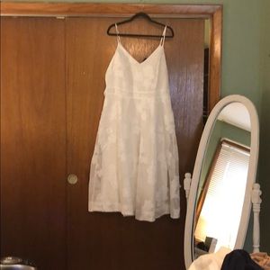 City chic mesh floral appliqué dress size 16